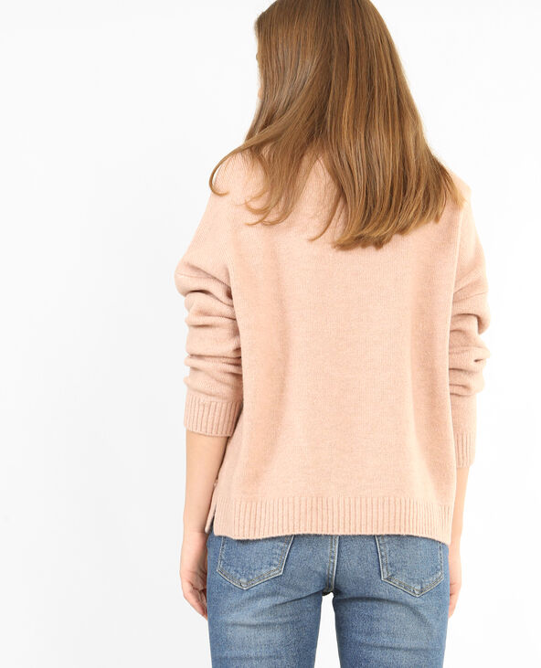 Pull à perles rose clair - Pimkie