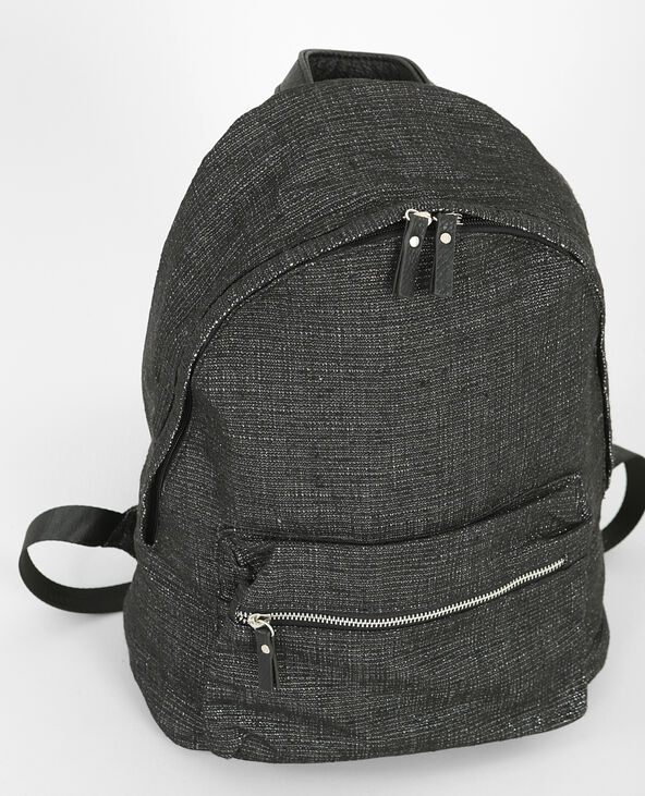 Sac à dos lurex noir - Pimkie