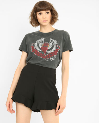 T-shirt Guns N'Roses gris foncé - Pimkie