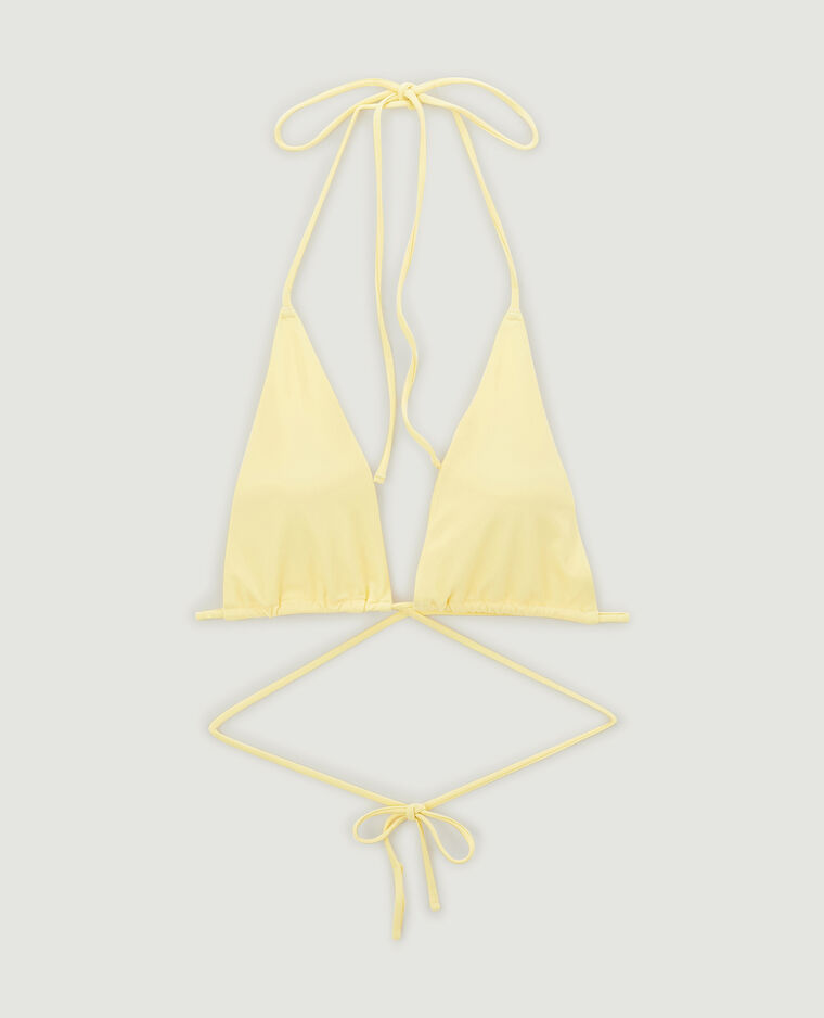 Haut de maillot de bain multiposition jaune - Pimkie