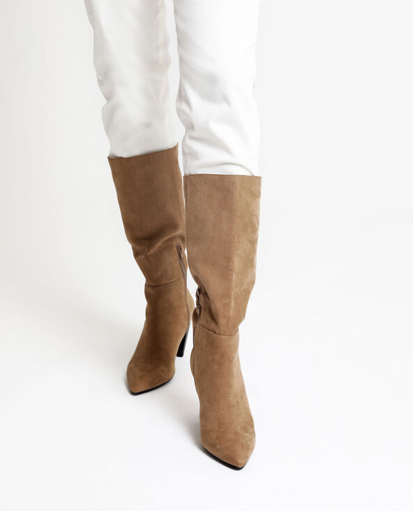 Bottes pointues beige - Pimkie