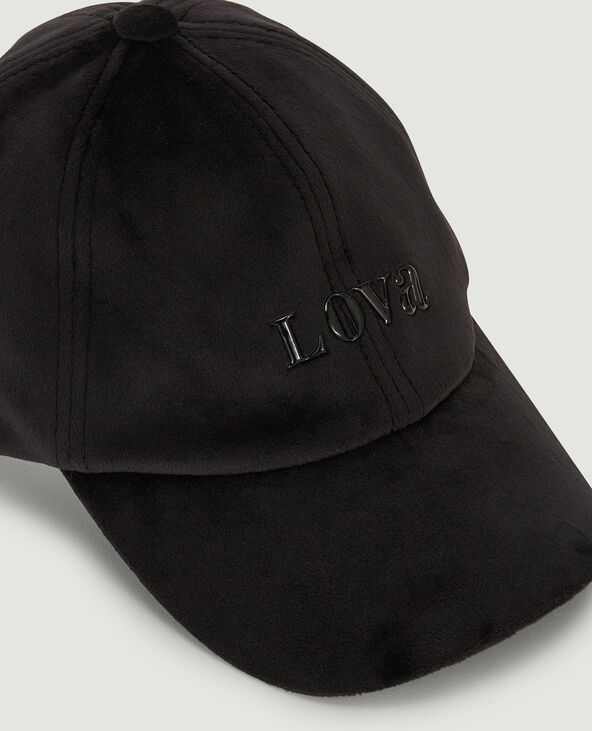 Casquette velours ras noir - Pimkie