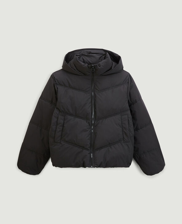 Doudoune oversize avec capuche noir - Pimkie