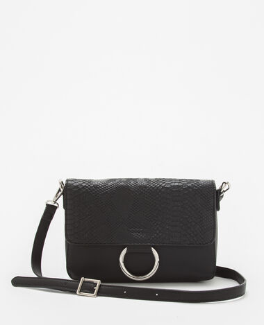 Sac pochette noir croco noir - Pimkie