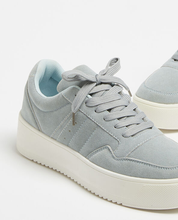 Baskets plateforme vert clair - Pimkie