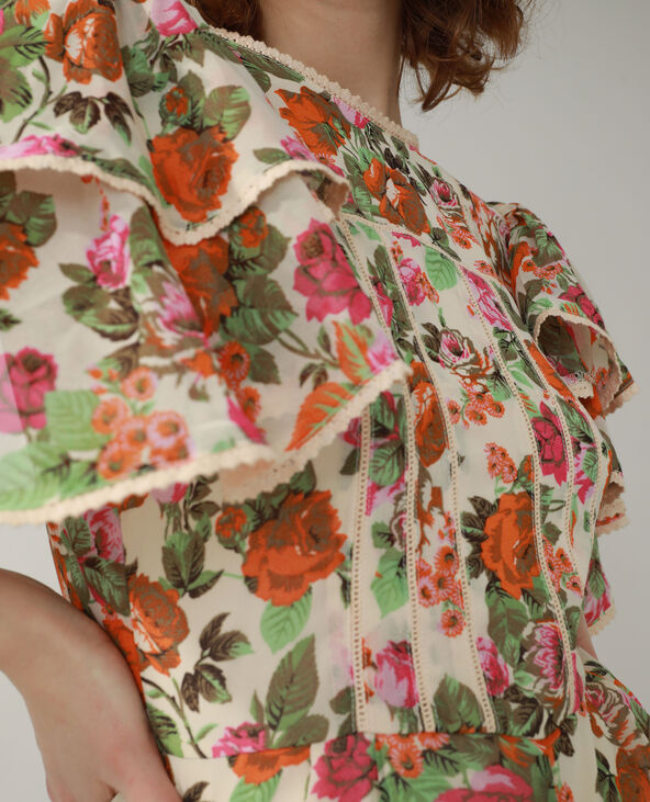 Combinaison fleurie rose clair - Pimkie