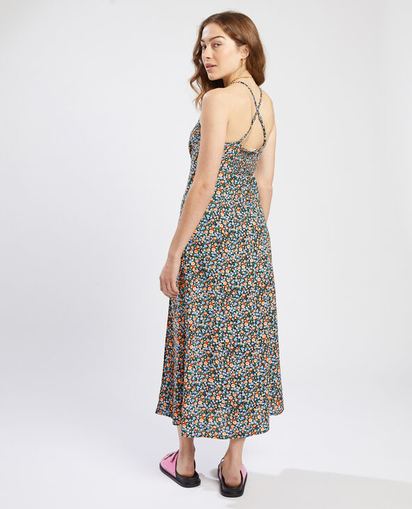 Robe longue à bretelles noir - Pimkie