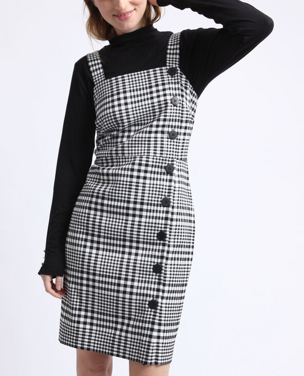 Robe vichy noir - Pimkie