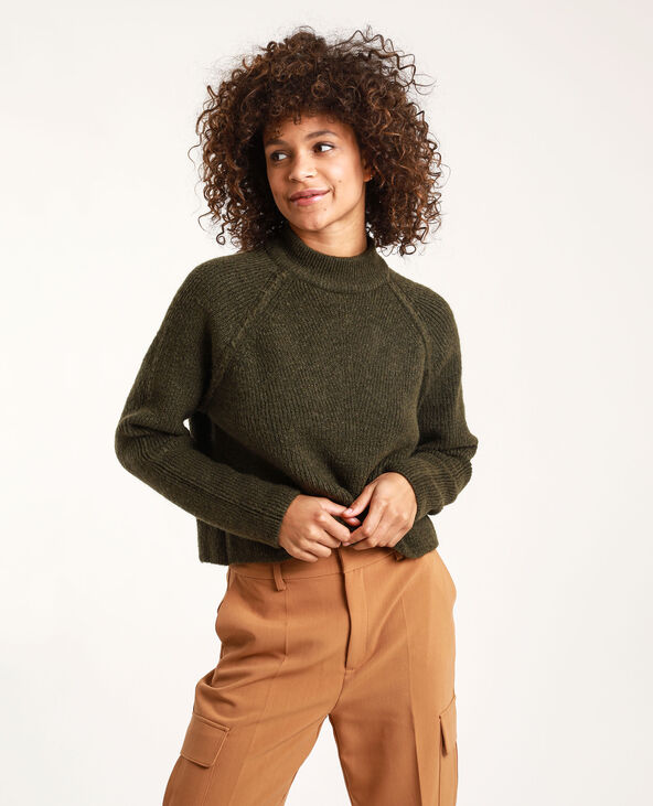 Pull court vert kaki - Pimkie