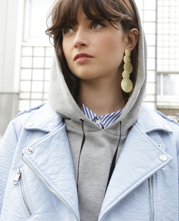 Veste biker bleu - Pimkie