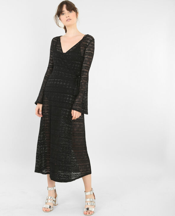 Pimkie robe noire online dentelle