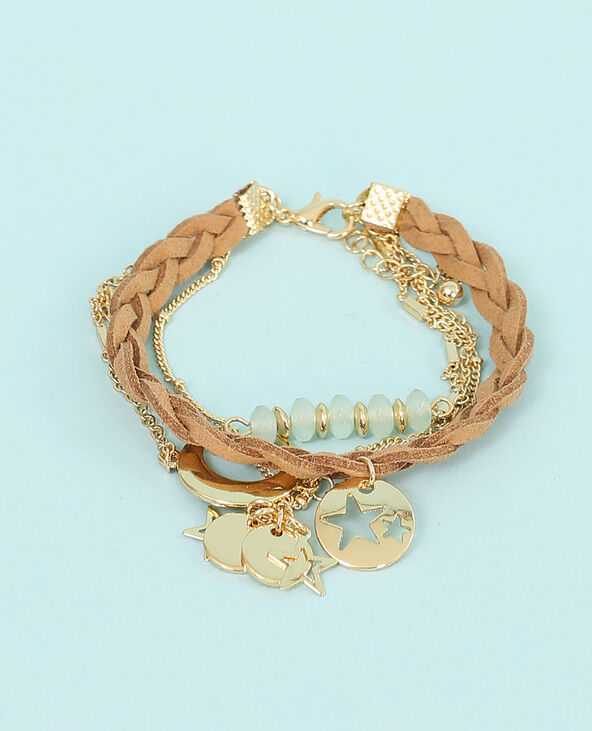 Bracelet multi chaînes doré - Pimkie