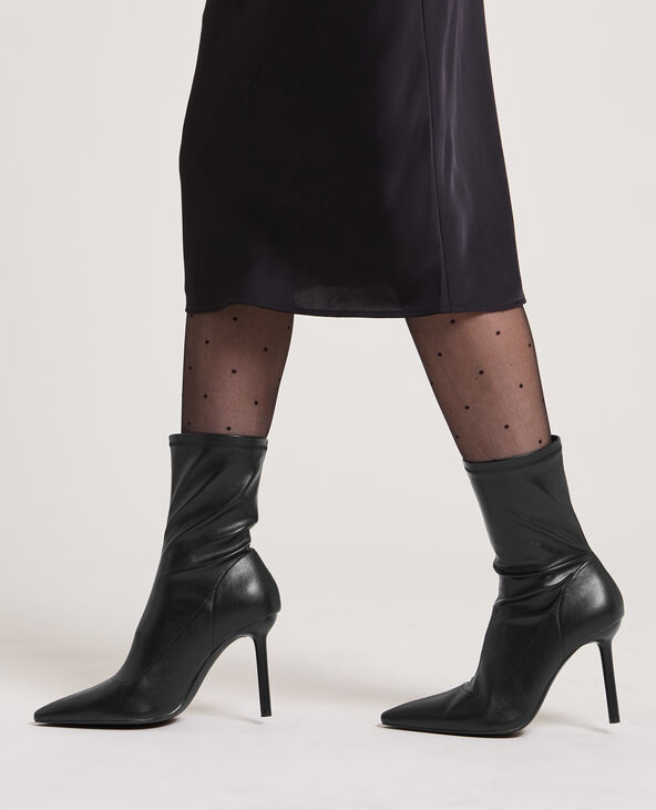 Bottes courtes bouts pointus noir - Pimkie