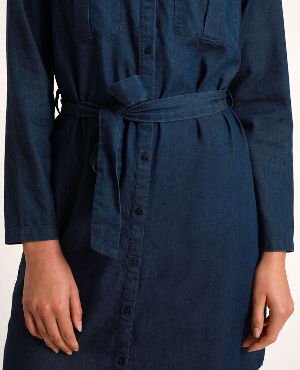 Robe chemise en jean