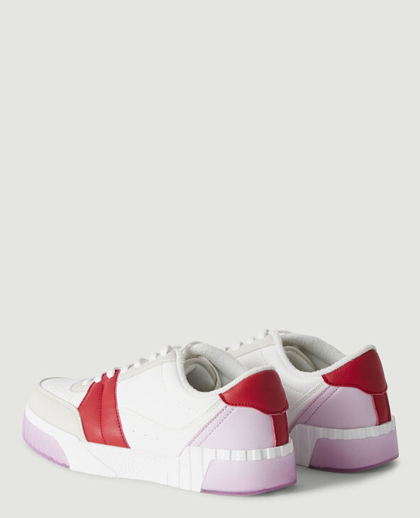 Sneakers compensées rouge - Pimkie