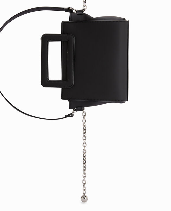 Sac boxy effet cuir mat noir - Pimkie