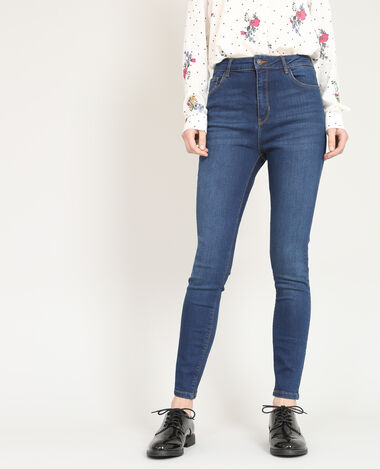 Jean skinny taille haute bleu marine - Pimkie
