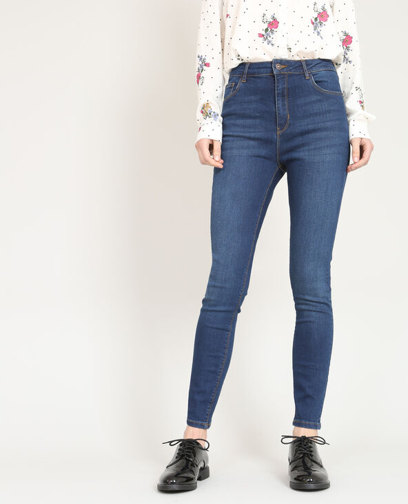 Jean skinny taille haute bleu marine - Pimkie