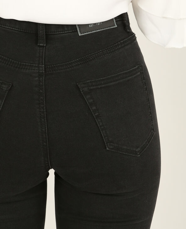 Skinny taille haute noir - Pimkie