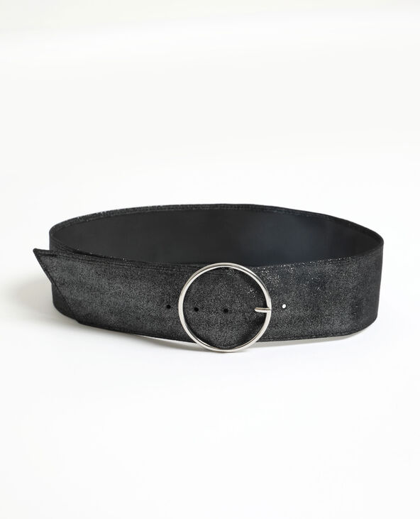 Ceinture large noir - Pimkie