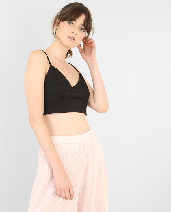 Brassière fines bretelles noir - Pimkie
