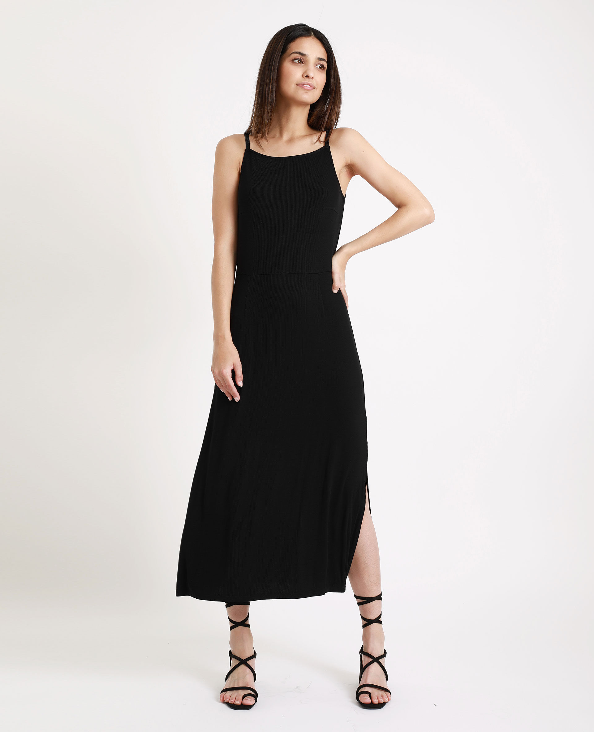 robe longue noire