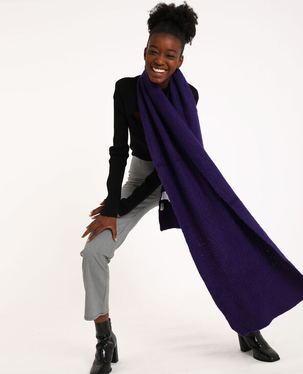 Echarpe longue violet - Pimkie