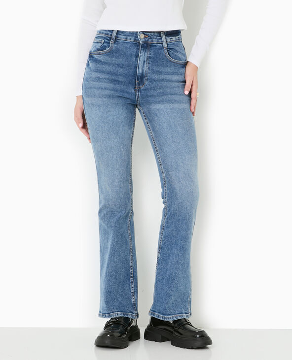 Jean wide taille basse bleu - Pimkie