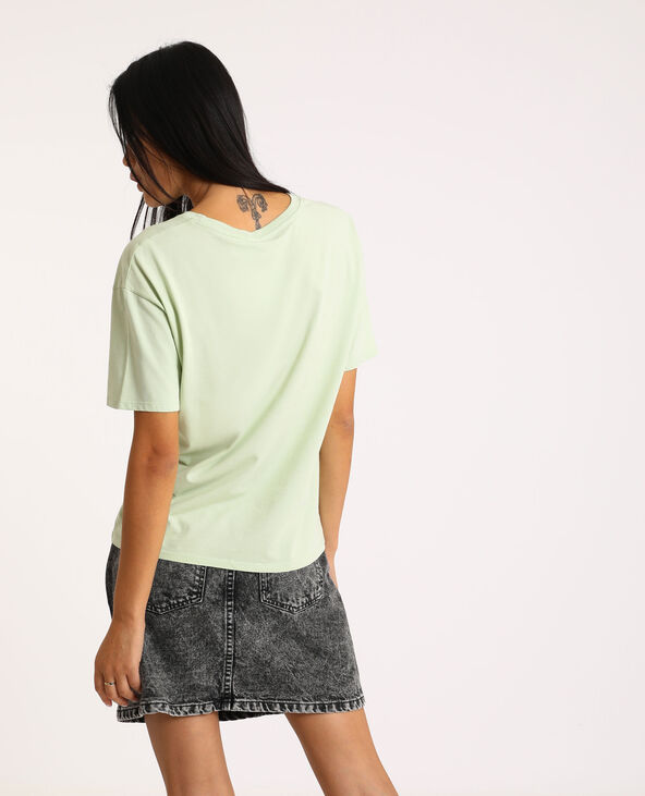 T-shirt Pokemon vert clair - Pimkie
