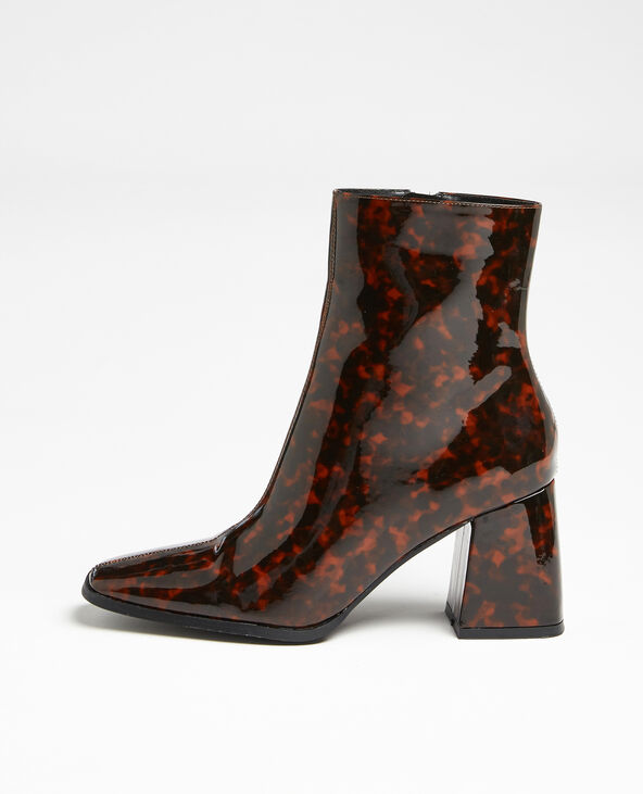 Boots bouts carrés marron - Pimkie