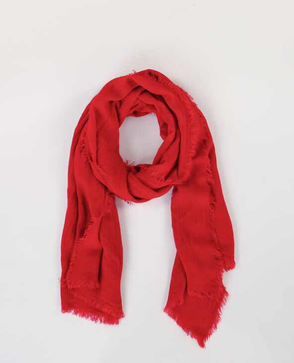 Echarpe fine rouge - Pimkie