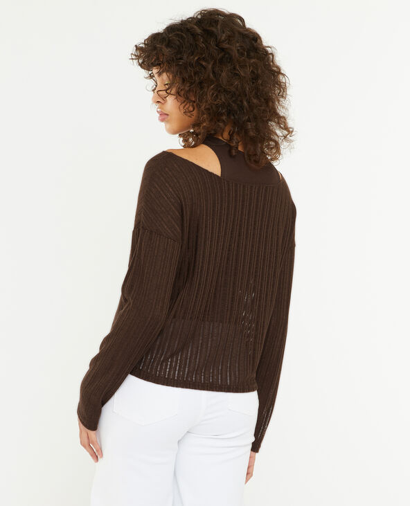 Top 2 en 1 marron - Pimkie