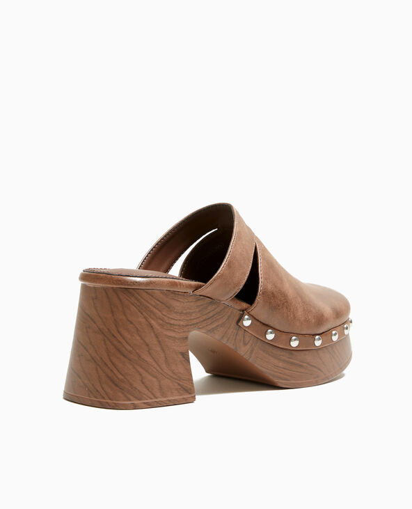 Sabots avec clous marron - Pimkie
