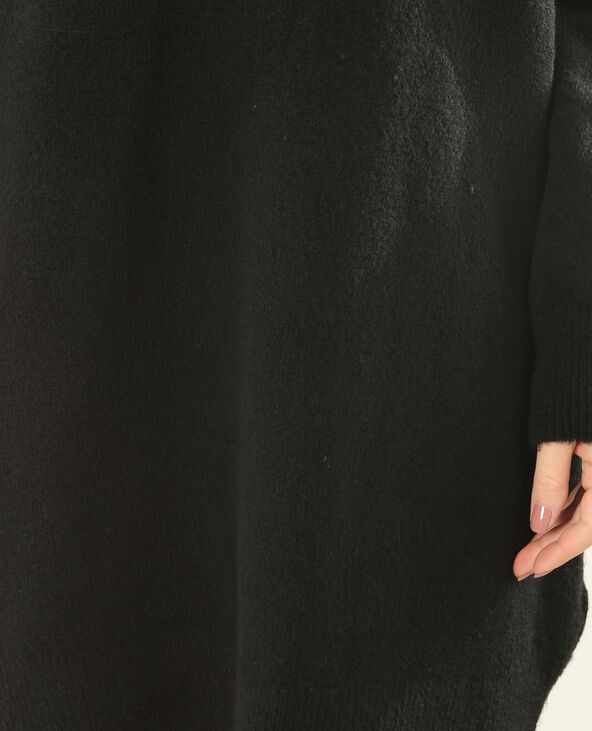 Robe pull col roulé noir - Pimkie