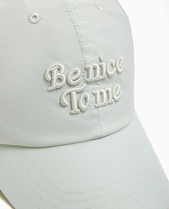 Casquette avec broderie relief gris clair - Pimkie