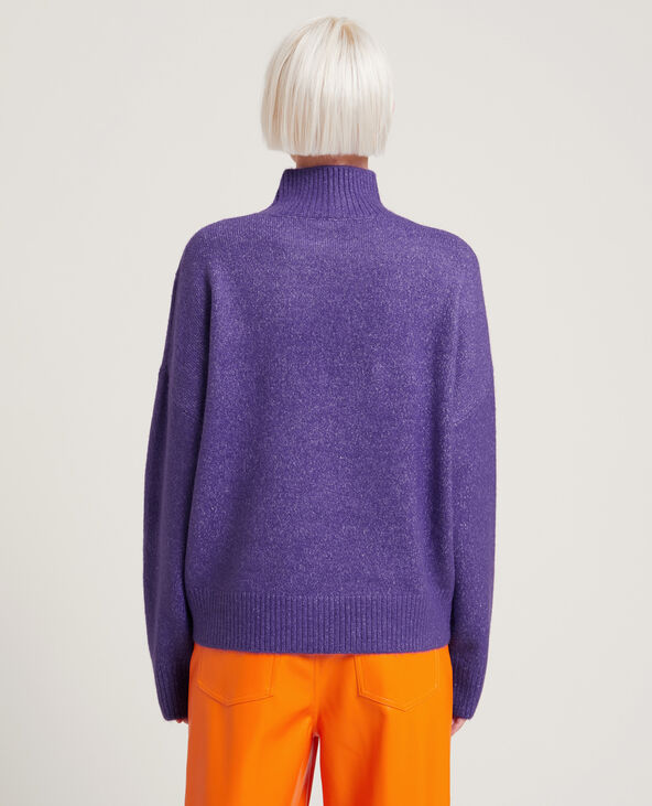 Pull col montant violet - Pimkie