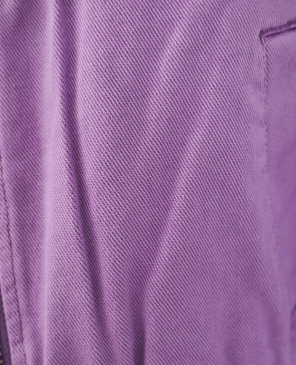 Veste en jean violet - Pimkie
