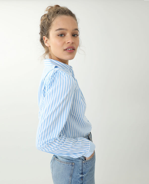 Chemise à épaulettes blanc - Pimkie