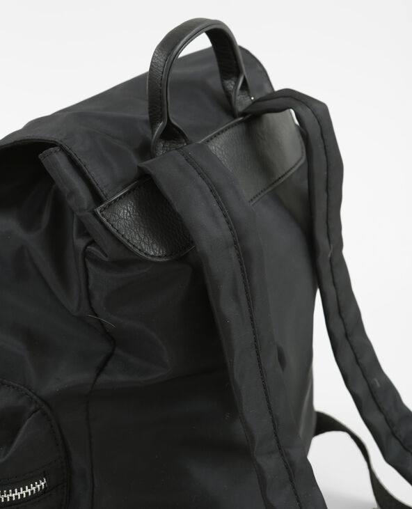 Sac à dos satiné noir - Pimkie