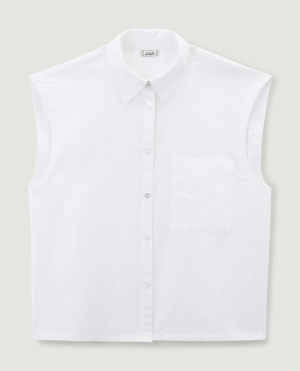 Chemise sans manche blanc - Pimkie
