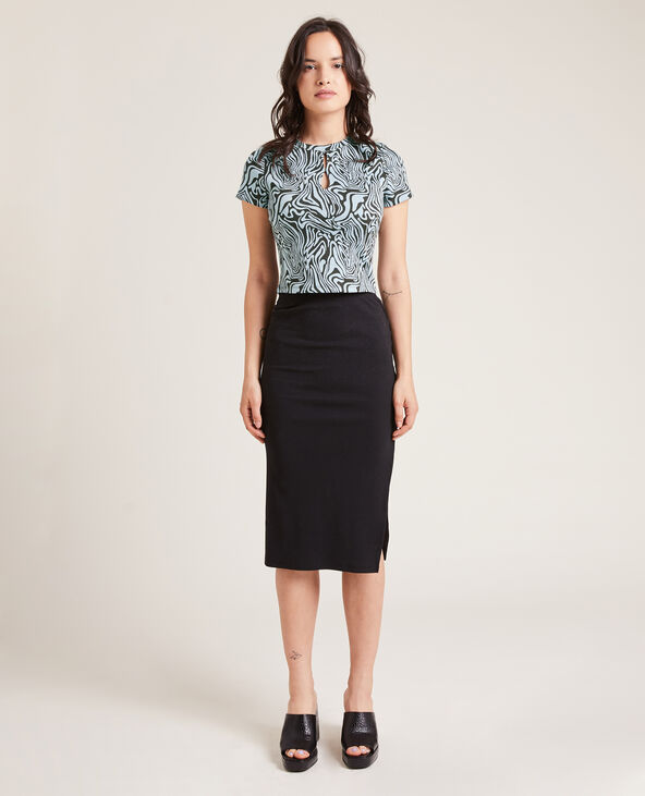 Top en maille bleu clair - Pimkie