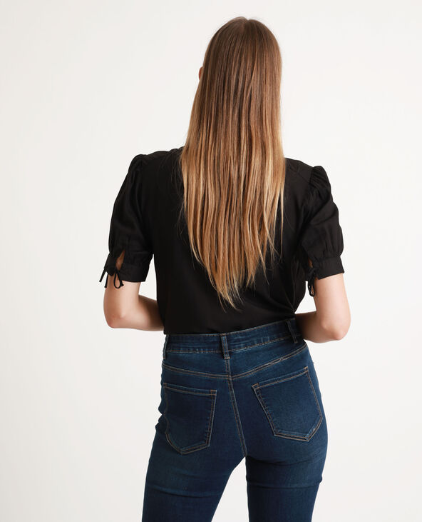 Chemisier broderie anglaise noir - Pimkie