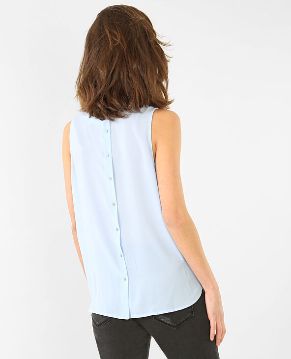 Top fluide bijoux bleu - Pimkie