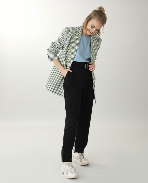 Pantalon taille haute noir - Pimkie