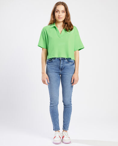 Polo oversize cropped vert - Pimkie