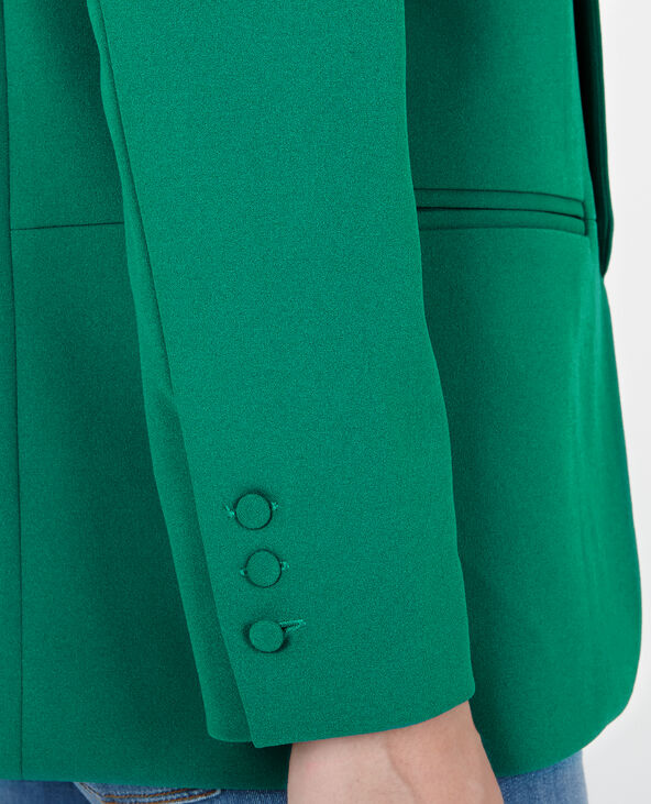 Blazer col châle vert émeraude - Pimkie
