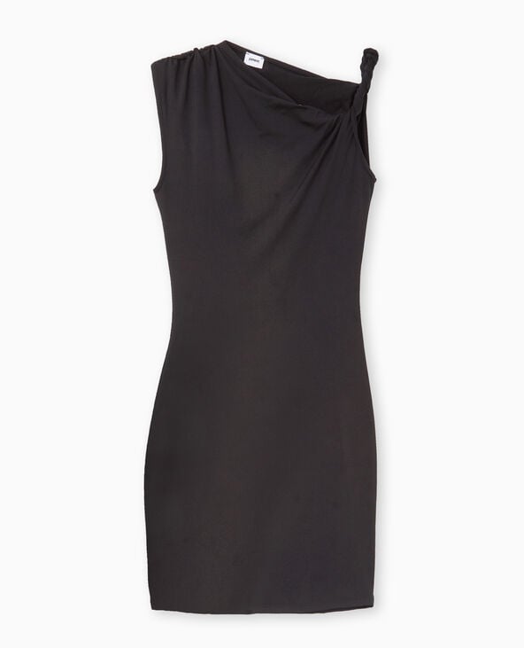 Robe courte asymétrique noir - Pimkie