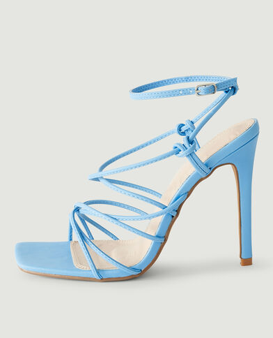 Sandales à talons bleu - Pimkie