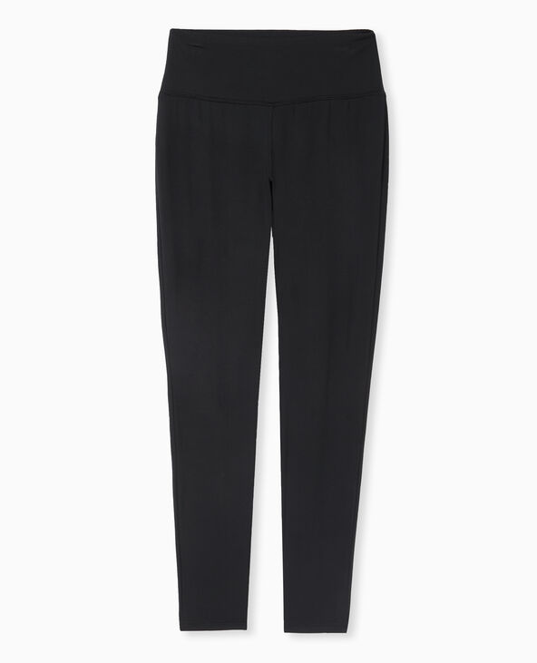 Legging en maille extensible et sculptante noir - Pimkie