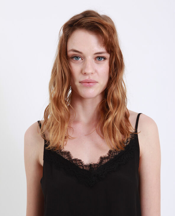 Top à dentelle noir - Pimkie